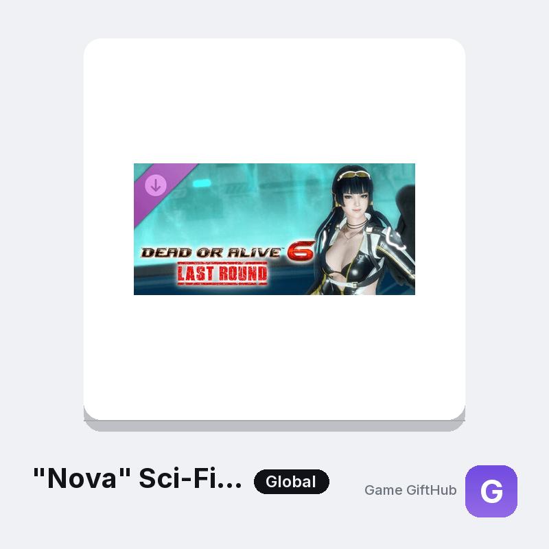 "Nova" Sci-Fi Body Suit - Nyotengu Gift Card — Steam gift card at Game GiftHub