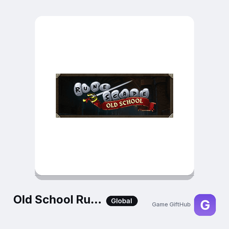 Old School RuneScape Game Key — Other game key at Game GiftHub