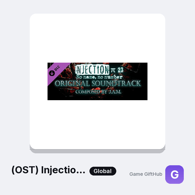 (OST) Injection Pi23 NNNN Gift Card — Steam gift card at Game GiftHub