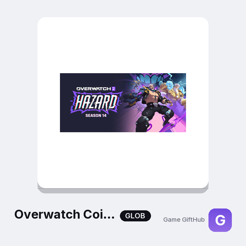 Overwatch Coins top-up at GameGiftHub