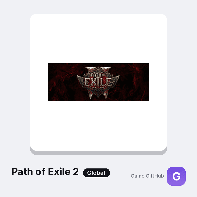 Path of Exile 2 Gift Card — Steam gift card at Game GiftHub