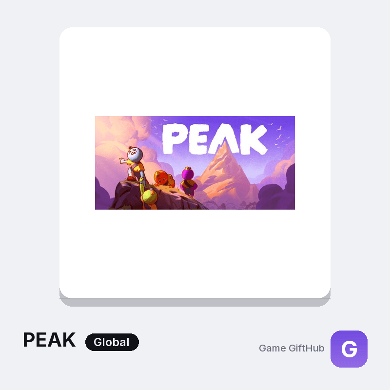 PEAK Game Key — Other game key at Game GiftHub