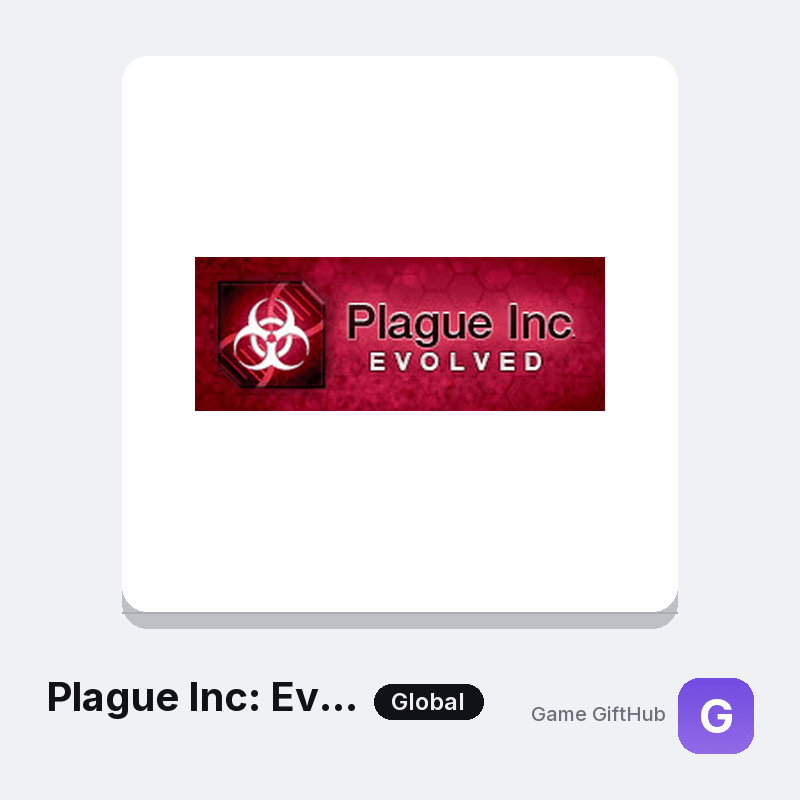 Plague Inc: Evolved Game Key — Other game key at Game GiftHub