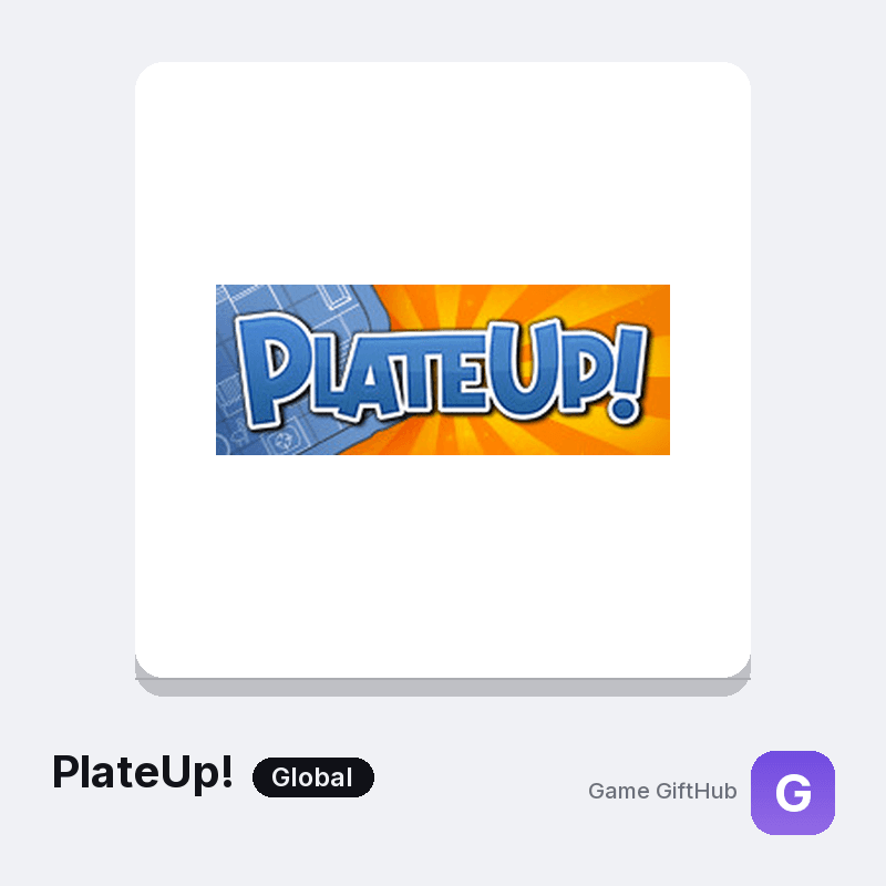 PlateUp! Game Key — Other game key at Game GiftHub