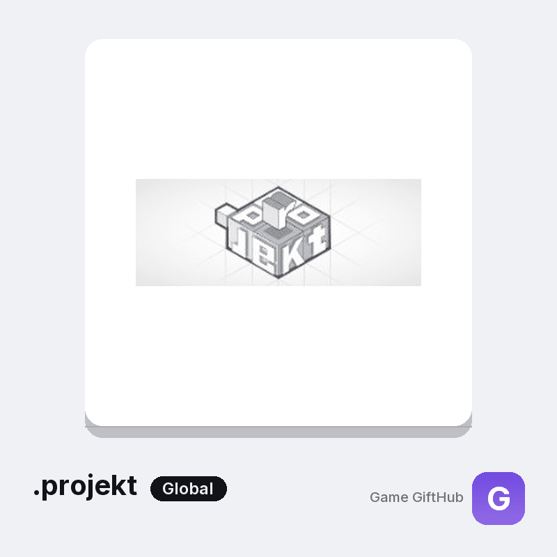.projekt Gift Card — Steam gift card at Game GiftHub