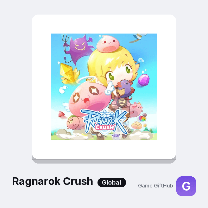Ragnarok Crush Top-Up — Mobile top-up at Game GiftHub
