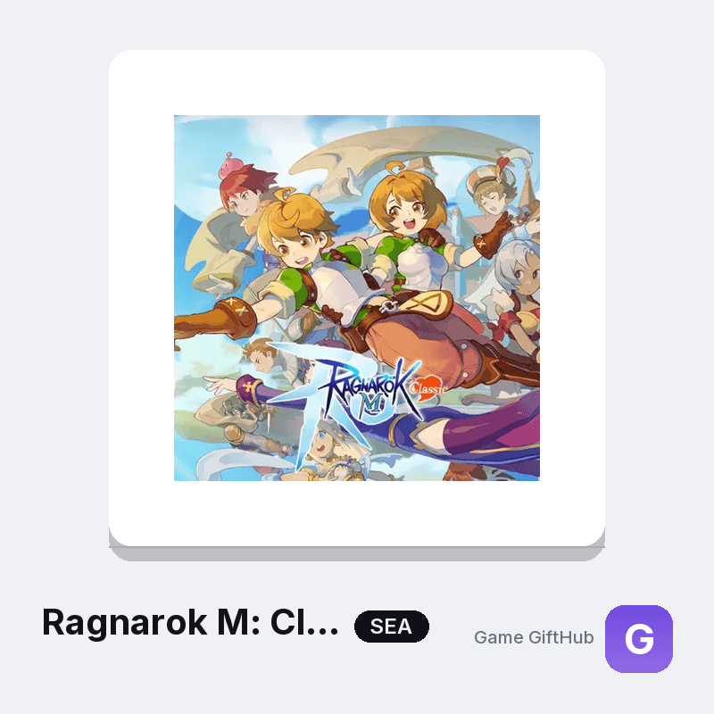 Ragnarok M: Classic SEA Top-Up — Mobile top-up at Game GiftHub