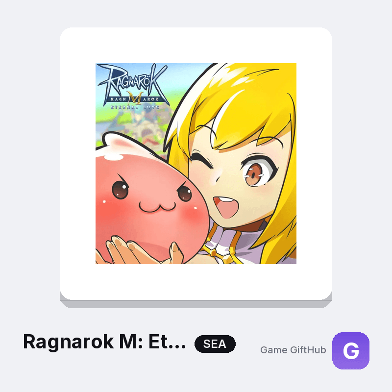 Ragnarok M: Eternal Love SEA Top-Up — Mobile top-up at Game GiftHub