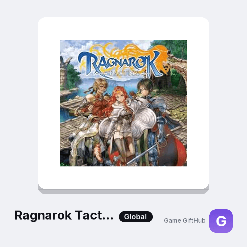 Ragnarok Tactics Top-Up — Mobile top-up at Game GiftHub