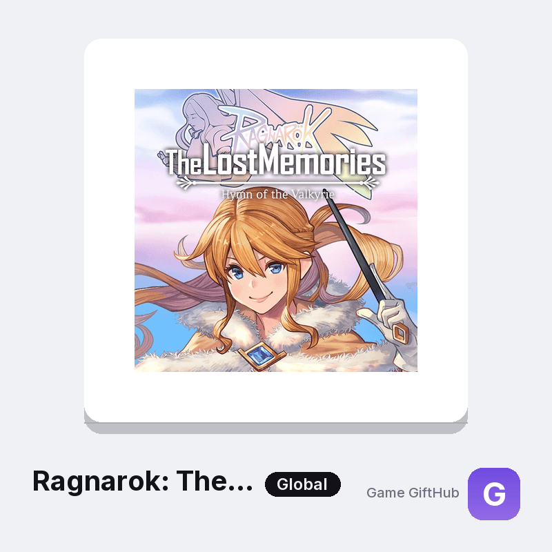 Ragnarok: The Lost Memories Top-Up — Mobile top-up at Game GiftHub
