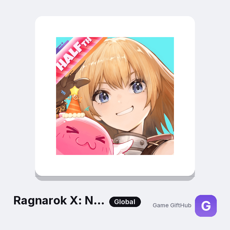 Ragnarok X: Next Generation Top-Up — Mobile top-up at Game GiftHub