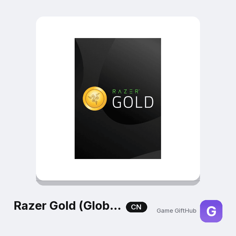 Razer Gold (Global) CN Gift Card — Other gift card at Game GiftHub