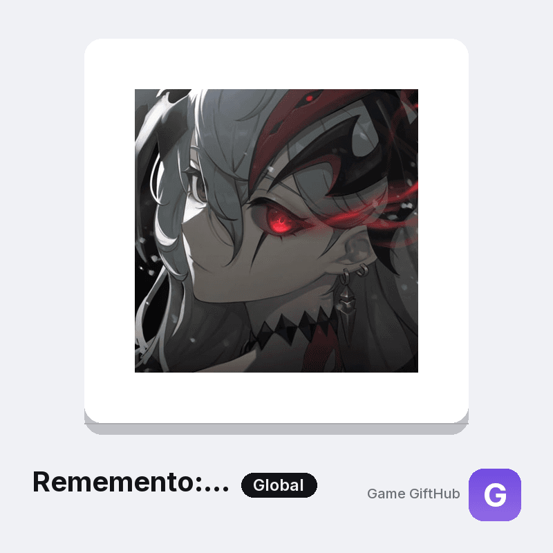 Rememento: White Shadows Top-Up — Mobile top-up at Game GiftHub
