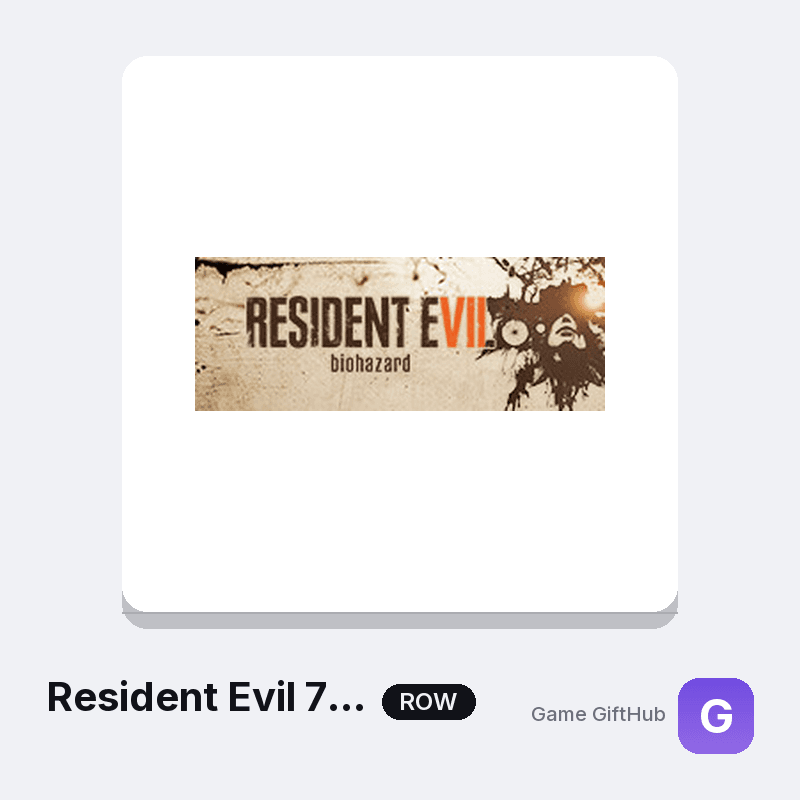 Resident Evil 7 Biohazard