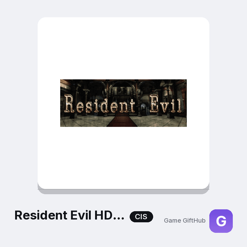 Resident Evil HD REMASTER