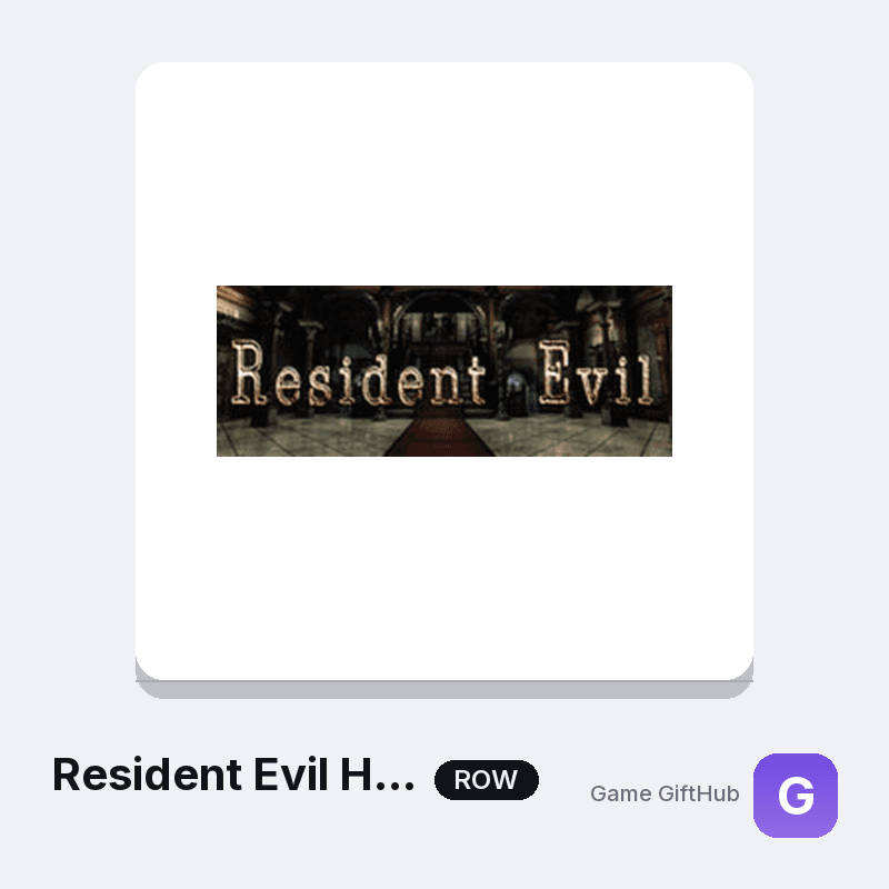 Resident Evil HD REMASTER