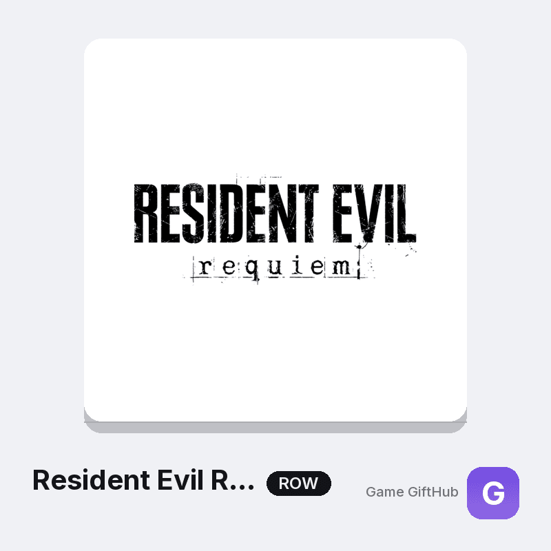 Resident Evil Requiem Game Key — Other game key at Game GiftHub