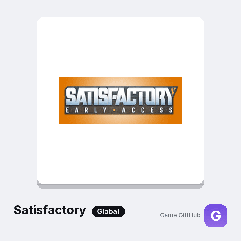 Satisfactory Game Key — Other game key at Game GiftHub