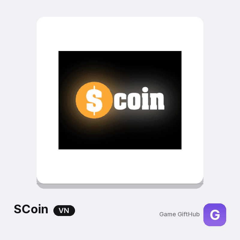 SCoin VN Gift Card — Other gift card at Game GiftHub