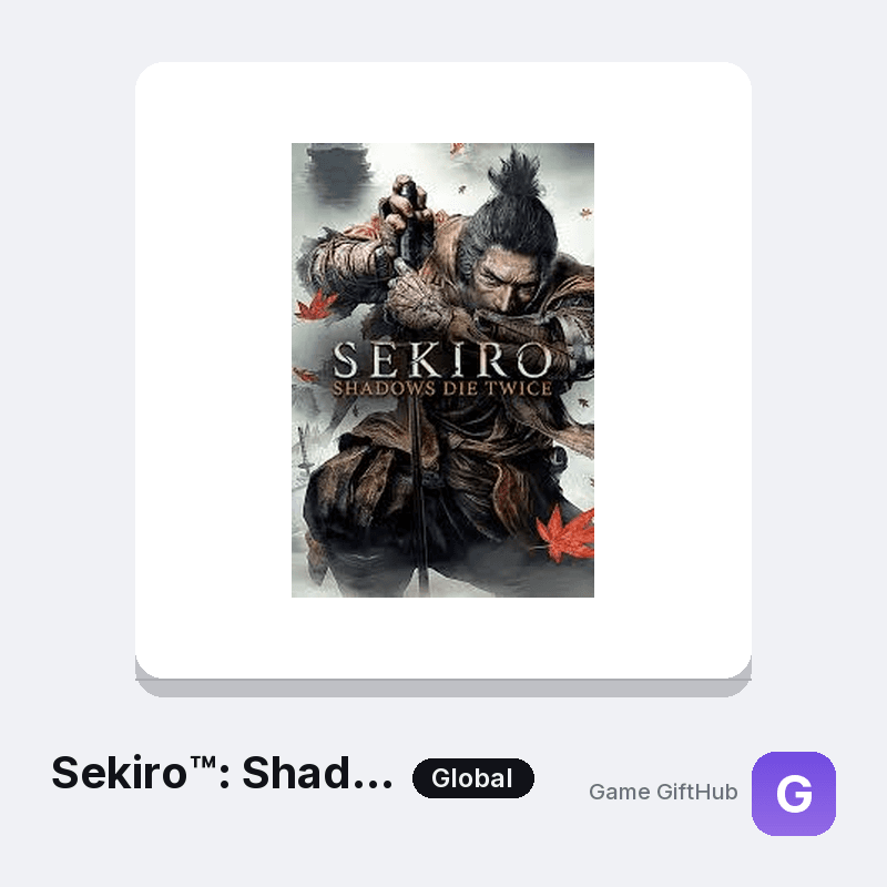 Sekiro™: Shadows Die Twice Game Key — Other game key at Game GiftHub