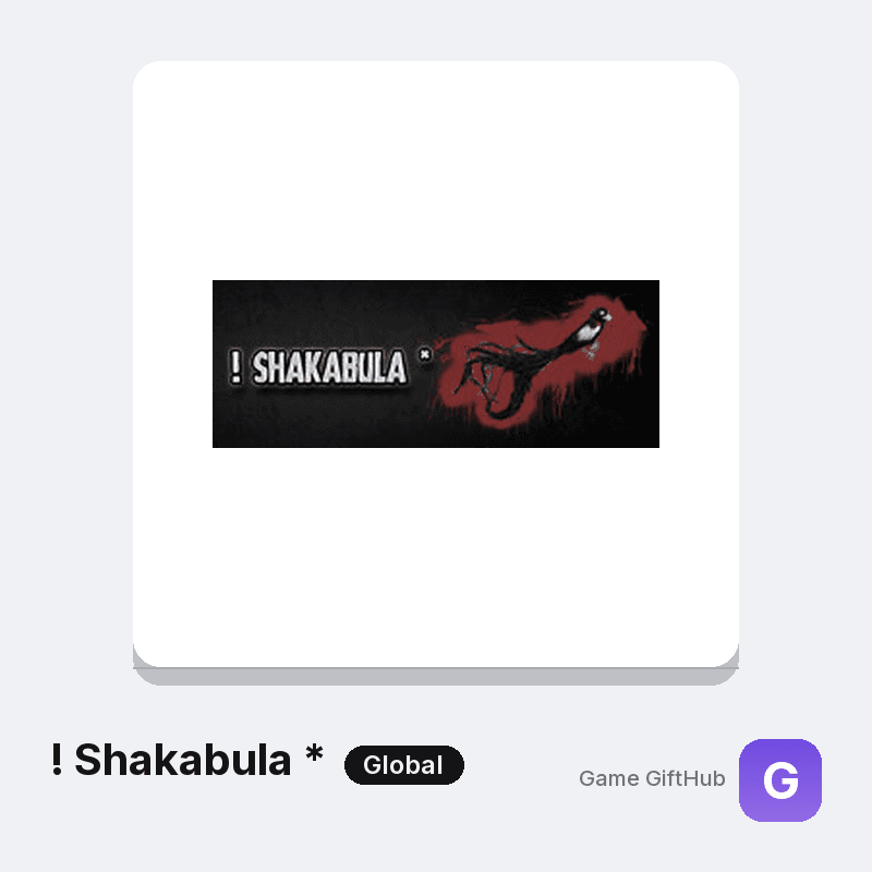 ! Shakabula * Gift Card — Steam gift card at Game GiftHub