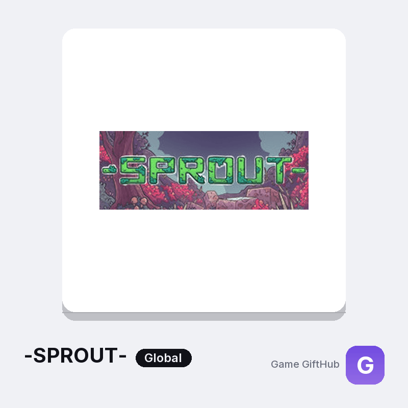 -SPROUT- Gift Card — Steam gift card at Game GiftHub