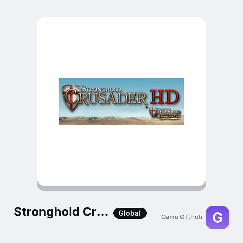 Stronghold Crusader HD Game Key — Other game key at Game GiftHub