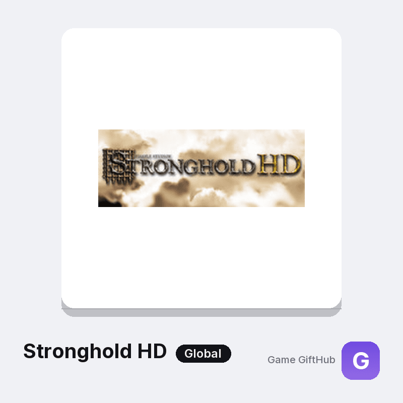 Stronghold HD Game Key — Other game key at Game GiftHub
