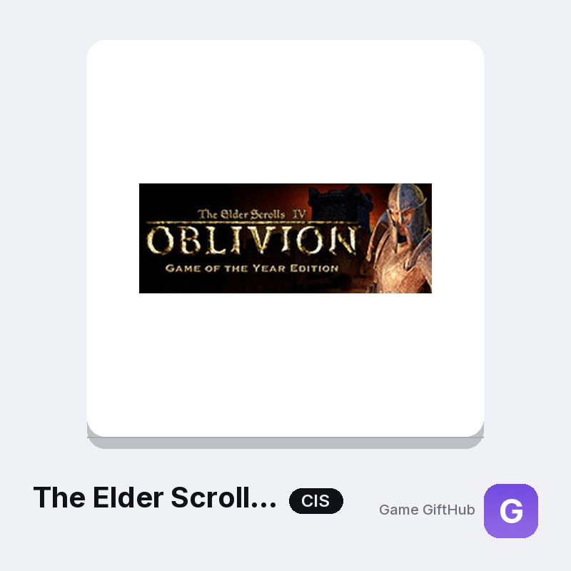 The Elder Scrolls IV: Oblivion GOTY