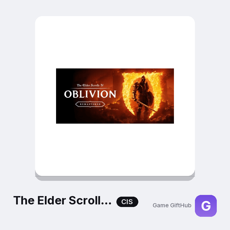 The Elder Scrolls IV: Oblivion Remastered