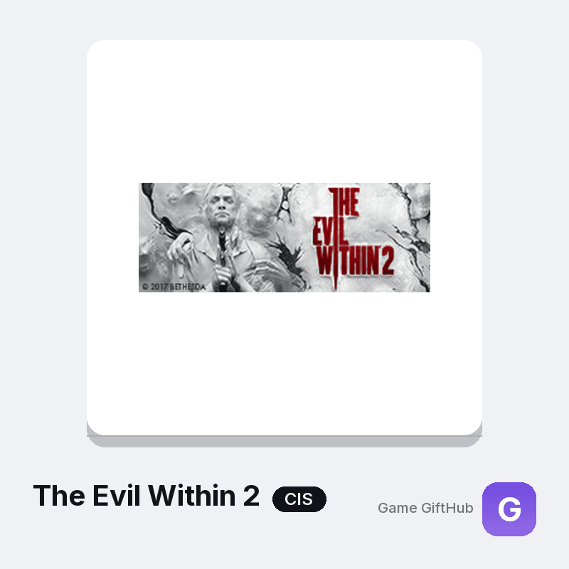 The Evil Within 2 CIS Game Key — Other game key at Game GiftHub