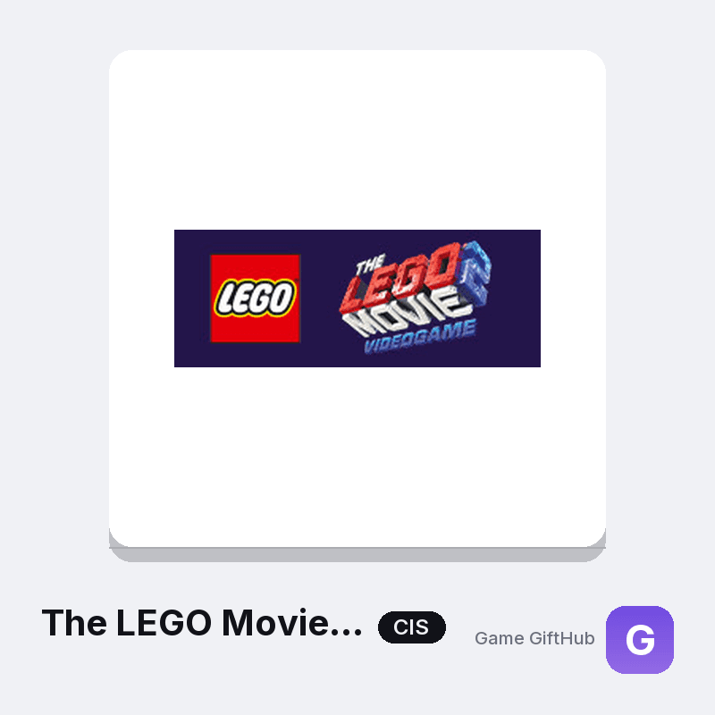 The LEGO Movie 2 Videogame CIS Game Key — Other game key at Game GiftHub
