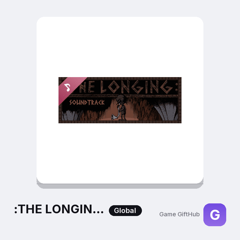:THE LONGING: Soundtrack Gift Card — Steam gift card at Game GiftHub