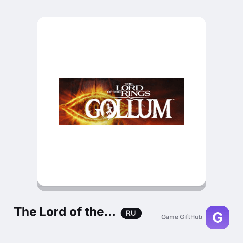 The Lord of the Rings: Gollum