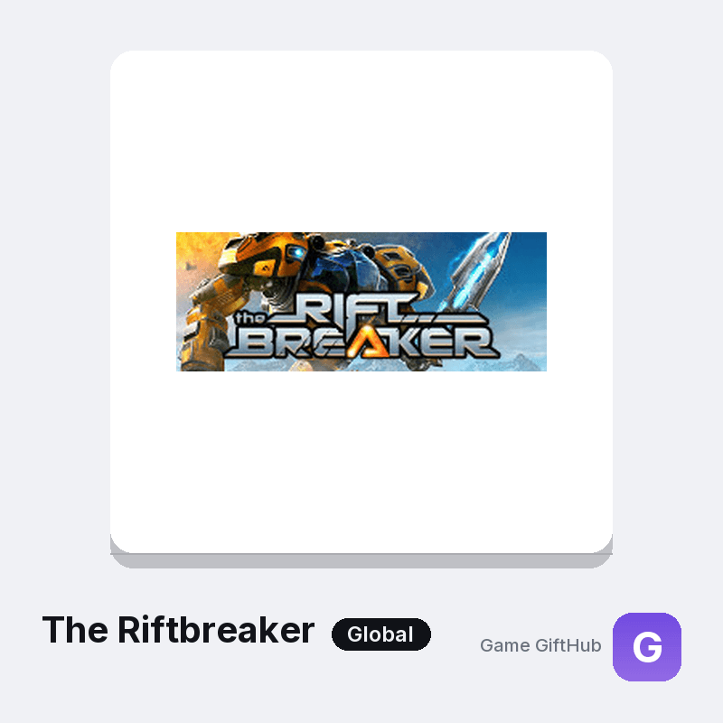 The Riftbreaker Game Key — Other game key at Game GiftHub