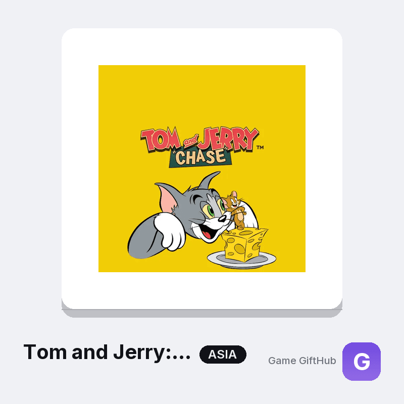 Tom and Jerry: Chase Asia Top-Up — Mobile top-up at Game GiftHub
