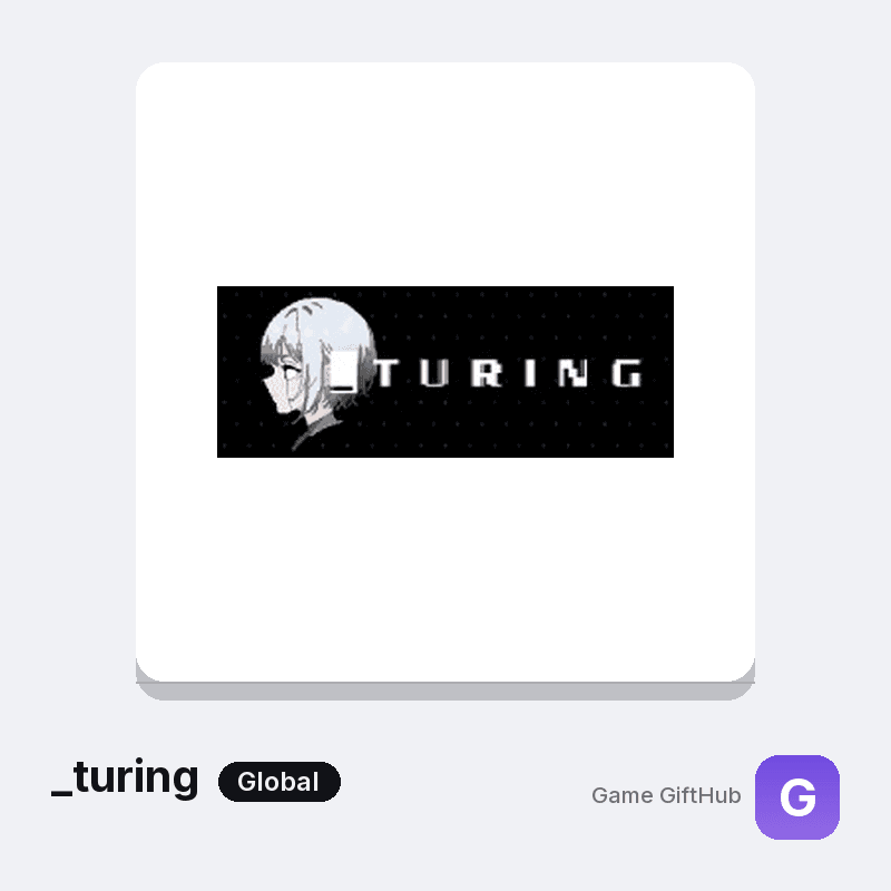 _turing Gift Card — Steam gift card at Game GiftHub