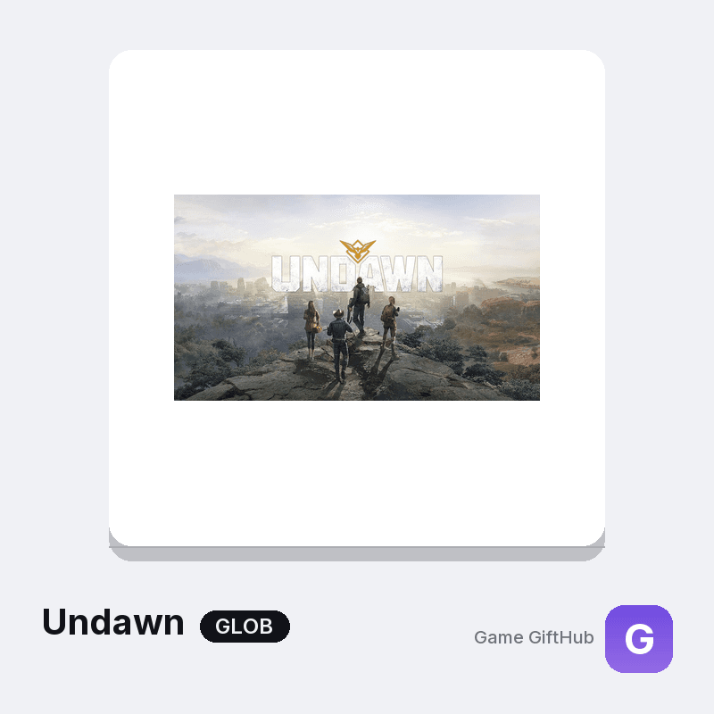 Undawn Gift Card — Other gift card at Game GiftHub