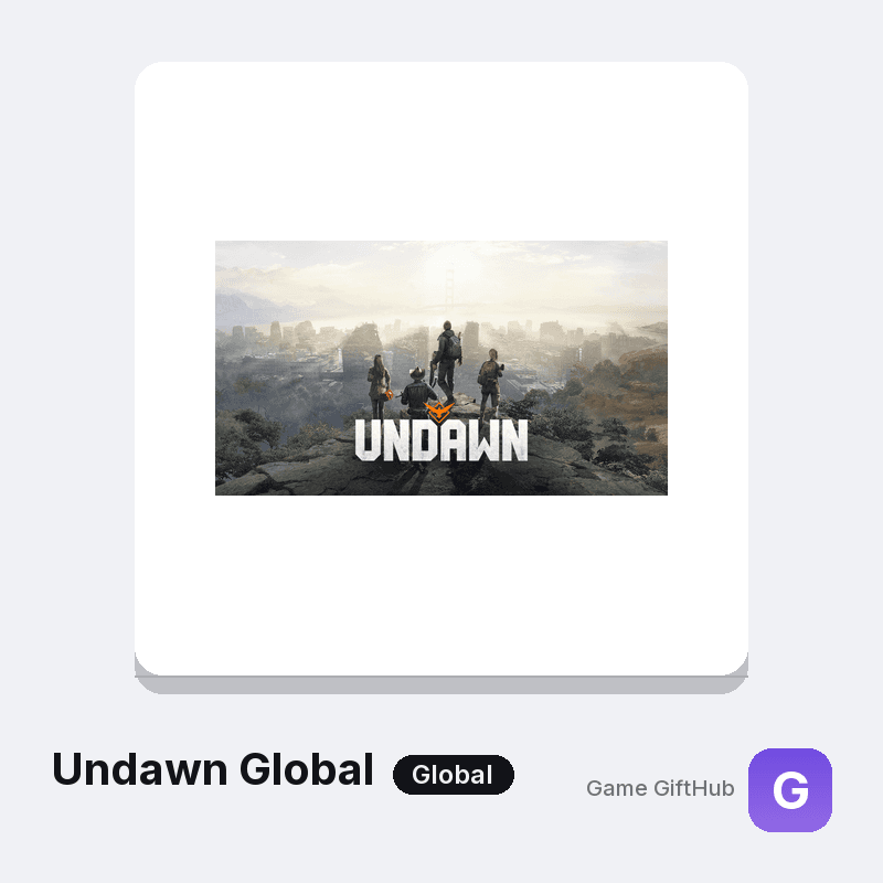 Undawn Global Top-Up — Mobile top-up at Game GiftHub