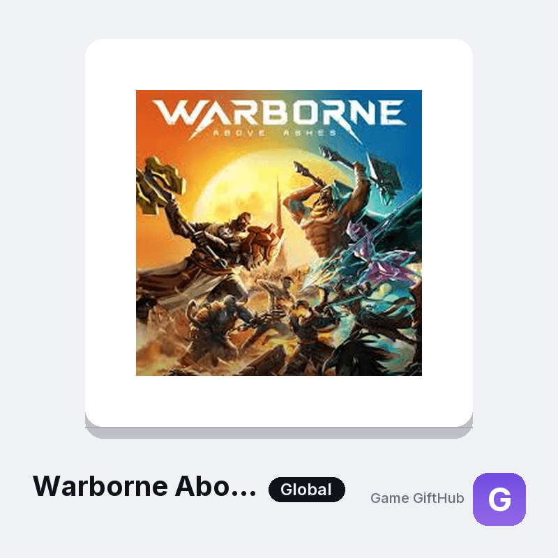 Warborne Above Ashes Top-Up — Mobile top-up at Game GiftHub