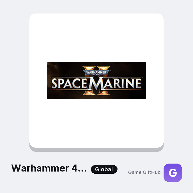 Warhammer 40,000: Space Marine 2 Game Key — Other game key at Game GiftHub