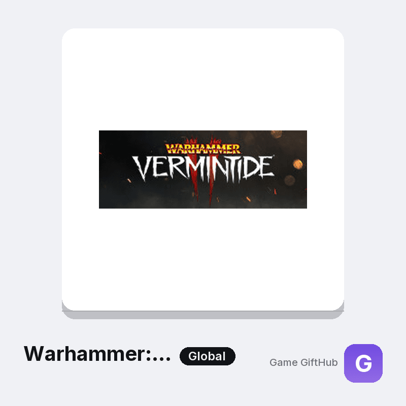 Warhammer: Vermintide 2 Game Key — Other game key at Game GiftHub