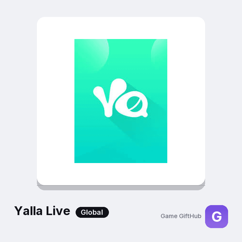 Yalla Live Gift Card — Other gift card at Game GiftHub