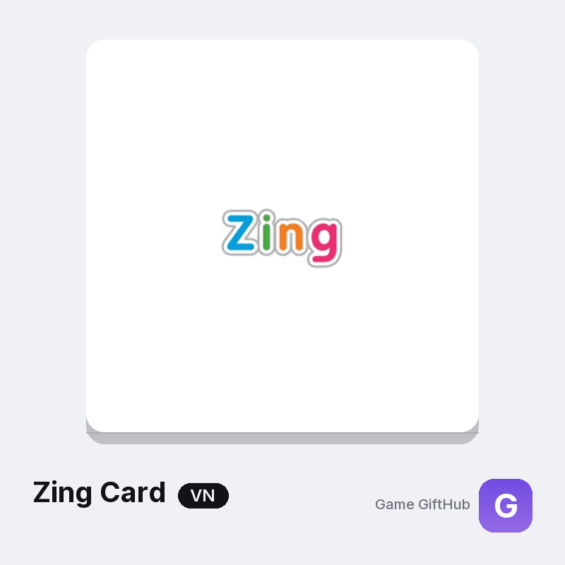 Zing Card VN Gift Card — Other gift card at Game GiftHub