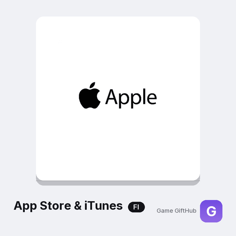 Finnish App Store and iTunes gift card codes from €2 to €250 at GameGiftHub