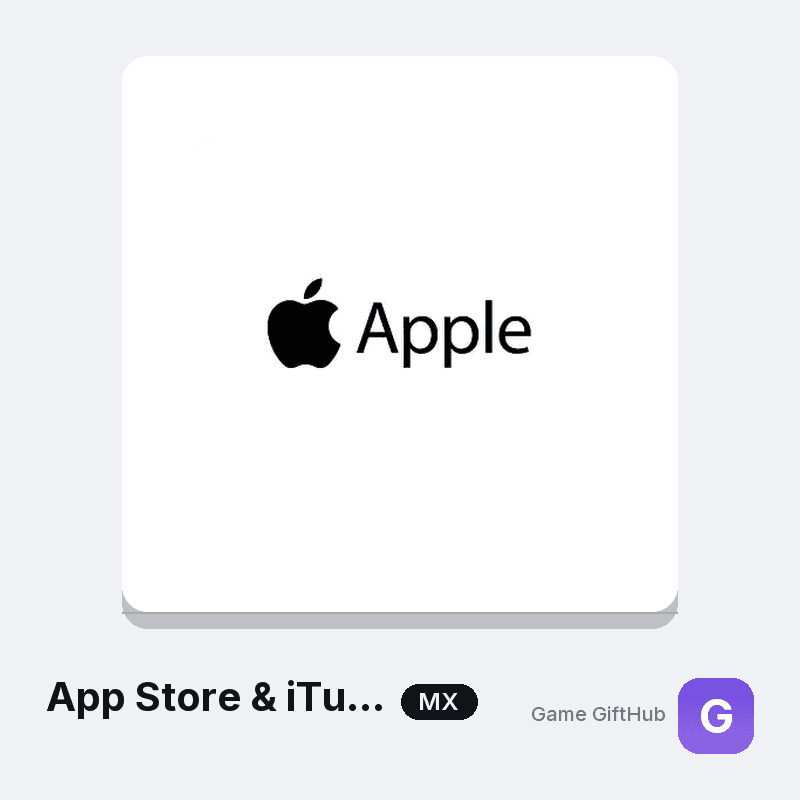 Mexican App Store and iTunes gift card codes from MX$50 to MX$2000 at GameGiftHub