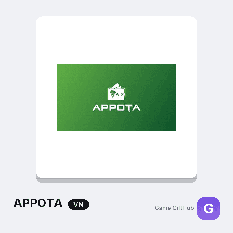 APPOTA VN Gift Card — Other gift card at Game GiftHub
