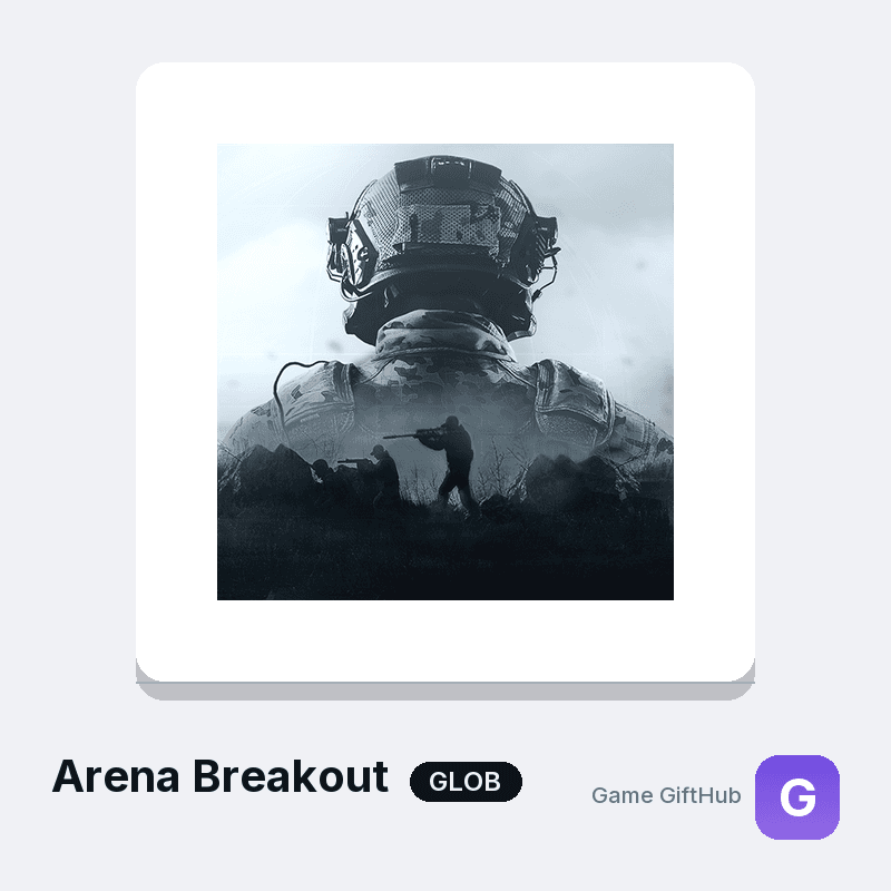 Arena Breakout CP gift card for Midasbuy at GameGiftHub