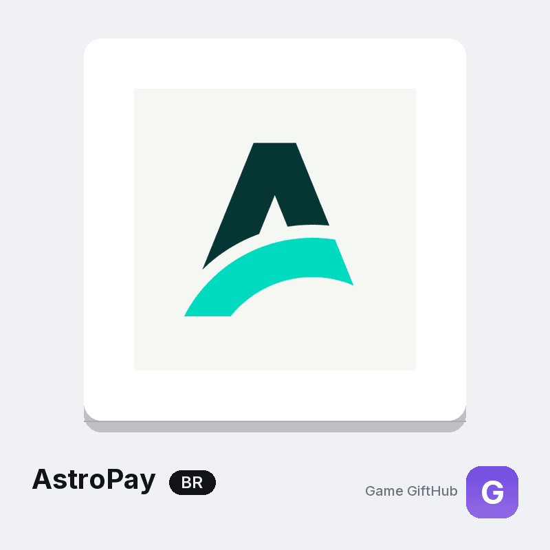 AstroPay Brazil BRL voucher values from 5 to 100 at GameGiftHub