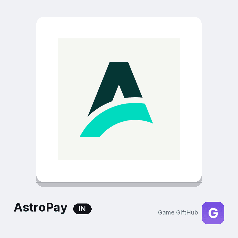 AstroPay India INR voucher values from 25 to 5,000 at GameGiftHub